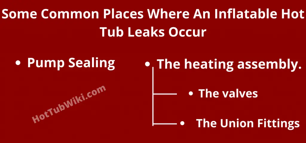 How to find Inflatable Hot Tub Leaks Occur