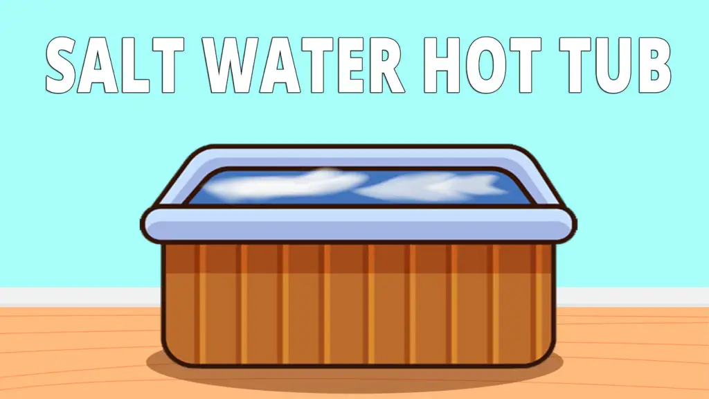The salt water hot tub is a normal hot tub. It just uses a chlorinator to convert the salt into chlorine to keep the water clean. The salt costs less, and you don't have to manually add it every few days, and that's why people go for a salt hot tub.