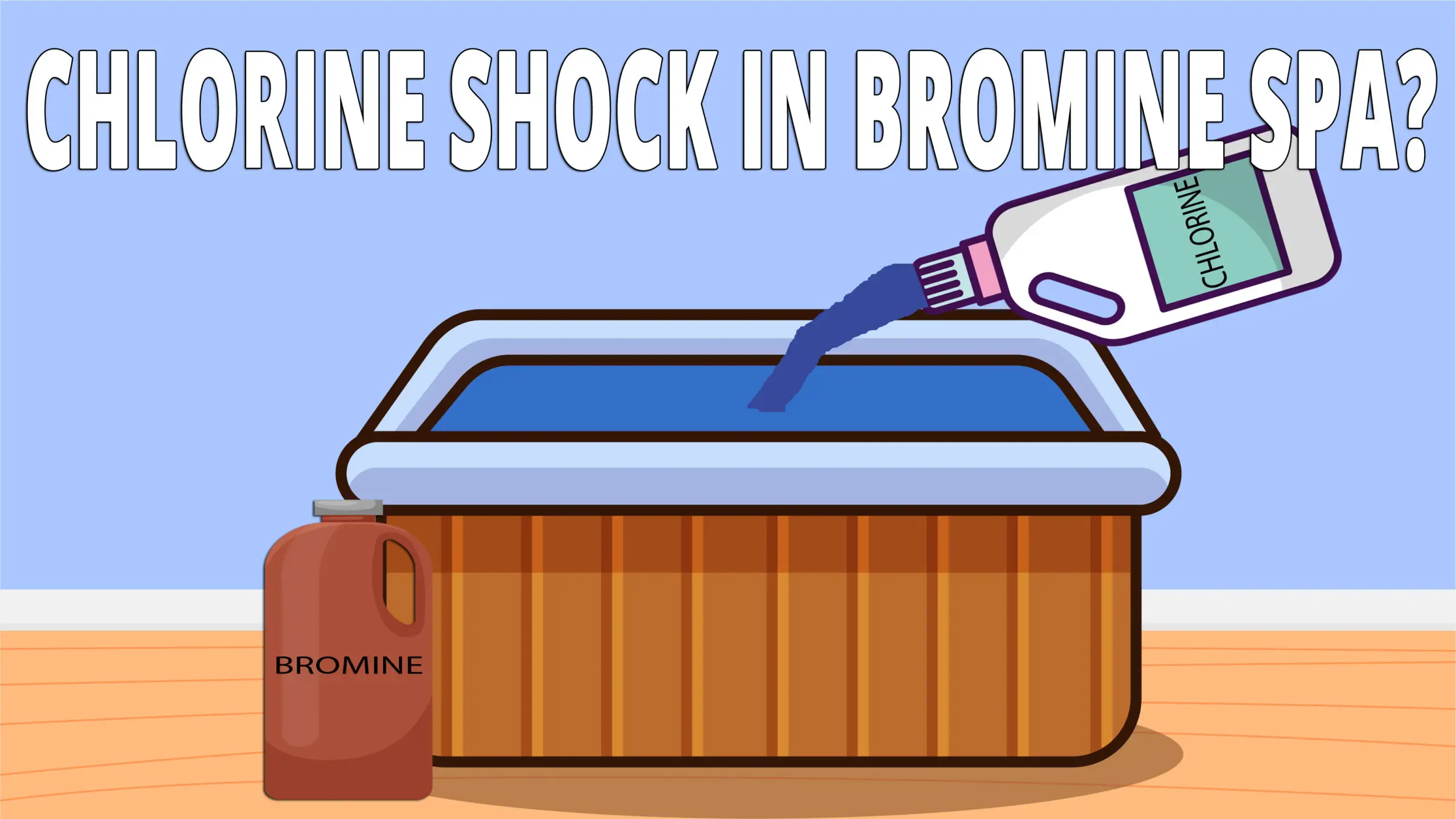 Chlorine and bromine are two different, yet similar sanitizers. But, can you use chlorine shock in a bromine spa? Yes, you can,