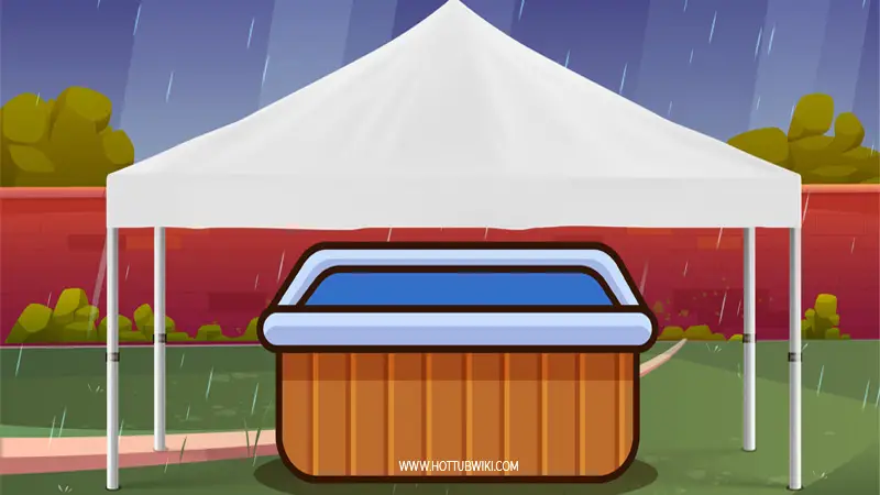 One of the things that affect the time to heat a hot tub is the ambient temperature. The higher the temperature is the faster the hot tub will heat, and vise versa.